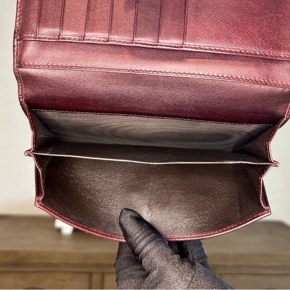 Authentic Gucci Continental Flap Wallet Guccissma Leather long wallet - Picture 7 of 12